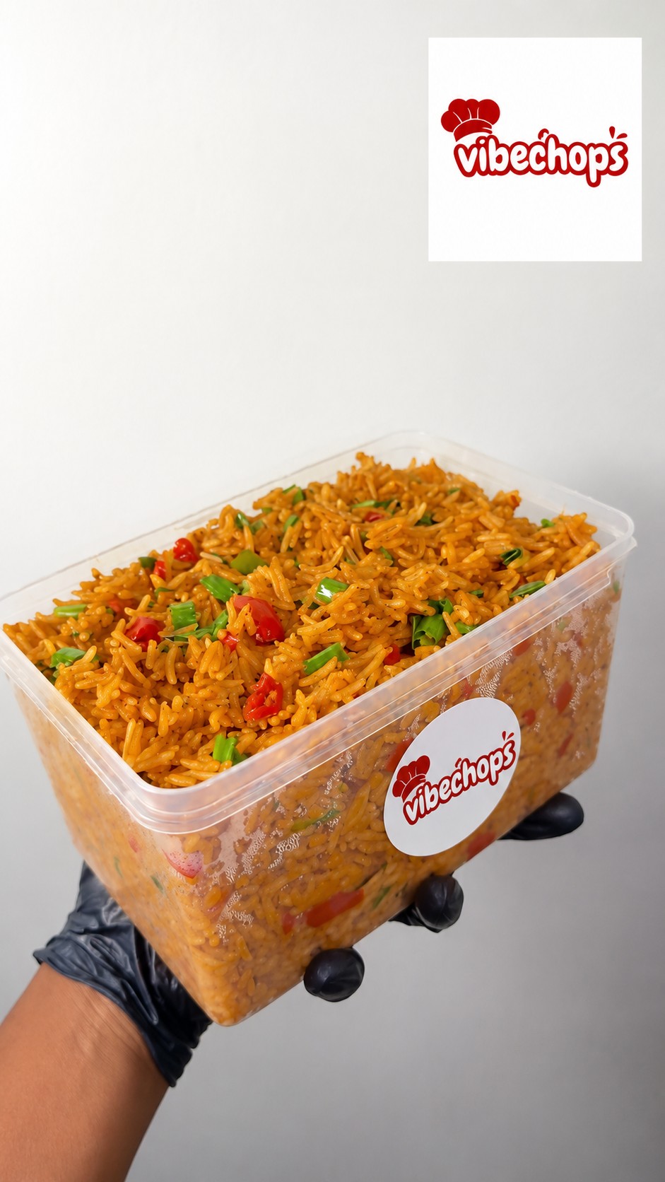 A hot pack of Noon&Co jollof rice